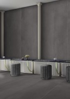 Керамический слэб 280x120 6мм Matt Nantes Gris Gravel gravel Staroslabs