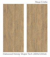 Керамический слэб 280x120 6мм Matt Oakwood Honey Shape Tech shape tech Staroslabs