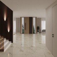 Керамический слэб 120x120 9мм Polished Brecha Crema Elegance полированная Staroslabs