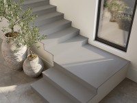 Керамический слэб 320x80 12мм Monocolors Mono Grey Matt матовая Staroslabs