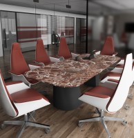 Керамический слэб 320x80 12мм Fullbody Amethyst Red текстурированная Staroslabs