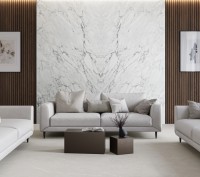 Керамический слэб 320x80 12мм Matt Cyan Monet текстурированная Staroslabs