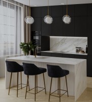 Керамический слэб 320x160 12мм Matt Calacata Gold Honed сатинированная Staroslabs