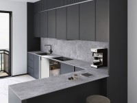 Керамический слэб 320x160 12мм Matt Agata Grey &nbsp&nbsp матовая Staroslabs