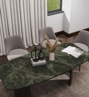 Керамический слэб 320x160 12мм Matt Royal Green текстурированная Staroslabs