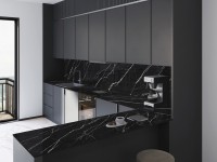 Керамический слэб 320x160 12мм Polished Black Marquina полированная Staroslabs