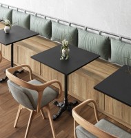 Керамический слэб 260x80 15мм Matt Mono Black матовая Staroslabs