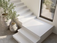 Керамический слэб 240x80 15мм Polished Alpi White полированная Starotech