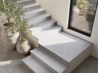 Керамический слэб 240x80 15мм Polished Grey полированная Starotech