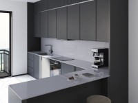 Керамический слэб 240x80 15мм Polished Grey полированная Starotech