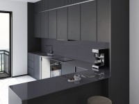 Керамический слэб 240x80 15мм Polished Dark Grey полированная Starotech