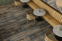 Керамогранит 120x20 9мм Savoy Brown Carving матовая Starowood