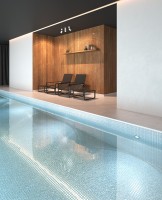 Стеклянная мозаика 32x32 4мм Glitter 7801 Sky глянцевая Vidrepur