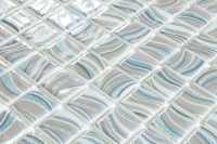 Стеклянная мозаика 32x32 4мм Glitter 7804 Grey глянцевая Vidrepur