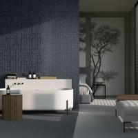 Стеклянная мозаика 32x32 4мм Glitter 7803 Black глянцевая Vidrepur