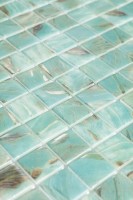 Стеклянная мозаика 32x32 4мм Oasis 7103 Turquoise глянцевая Vidrepur