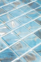 Стеклянная мозаика 32x32 4мм Oasis 7102 Blue глянцевая Vidrepur