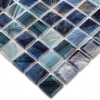 Стеклянная мозаика 32x32 4мм Nature 5604 Royal глянцевая Vidrepur