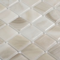 Стеклянная мозаика 32x32 4мм Nature 5601 Sea Salt глянцевая Vidrepur