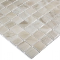 Стеклянная мозаика 32x32 4мм Nature 5601 Sea Salt глянцевая Vidrepur