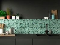 Стеклянная мозаика 32x32 4мм Nature 5608 Bali глянцевая Vidrepur