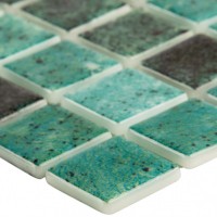 Стеклянная мозаика 32x32 4мм Nature 5608 Bali глянцевая Vidrepur