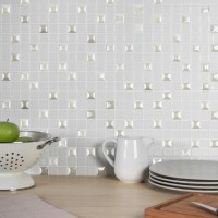 Стеклянная мозаика 32x32 4мм Edna 100 глянцевая объемная Vidrepur