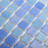 Стеклянная мозаика 40x32 4мм Mixed 110/501 Dot глянцевая Vidrepur