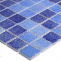 Стеклянная мозаика 40x32 4мм Mixed 110/508 Dot глянцевая Vidrepur