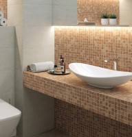 Стеклянная мозаика 32x32 4мм Wood 4201 матовая Vidrepur