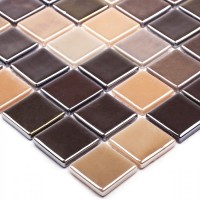 Мозаика Lux 406 глянцевая 32x32 4мм Vidrepur