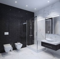 Мозаика 31x31 4мм Classic Black Polished полированная Wild Stone