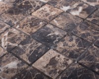 Мозаика 31x31 8мм Classic Dark Emperador Matt матовая Wild Stone