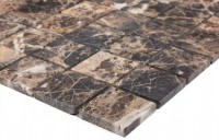 Мозаика 31x31 8мм Classic Dark Emperador Matt матовая Wild Stone