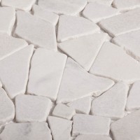 Мозаика 31x31 7мм Broken Split White Matt матовая Wild Stone