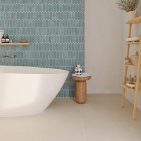 Плитка 15x5 керамогранит DNA Stone Dust OM Teal 66 шт//м2 DNA Tiles Tiles