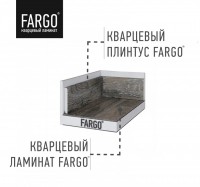 Кварцевый плинтус VL 88042-001 Дуб Шервуд градиент 2200мм Fargo