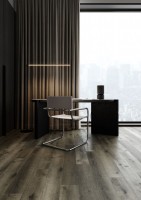 Кварцевый ламинат 32/41 Гранж Прайм 190-264 Дуб 1220x150 4мм фаска есть Home Expert