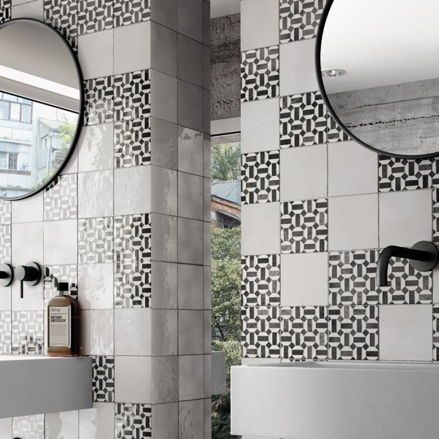 Плитка 15x15 White Artisan глянцевая белый однотонный Equipe Плитка 15x15 White Artisan глянцевая белый однотонный Equipe