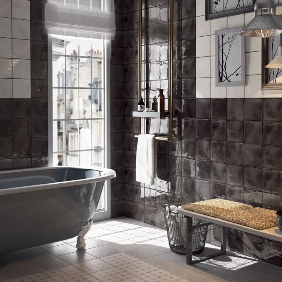 Бордюр 20x1 Jolly Black Splendours глянцевая чёрный текстурный Equipe Бордюр 20x1 Jolly Black Splendours глянцевая чёрный текстурный Equipe