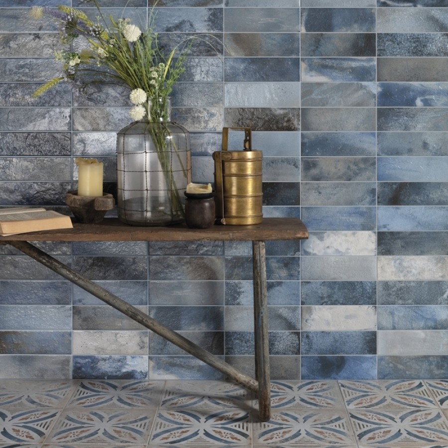 Плитка 40x20 Raku Blue Mat Fs матовая голубой камень Peronda Плитка 40x20 Raku Blue Mat Fs матовая голубой камень Peronda