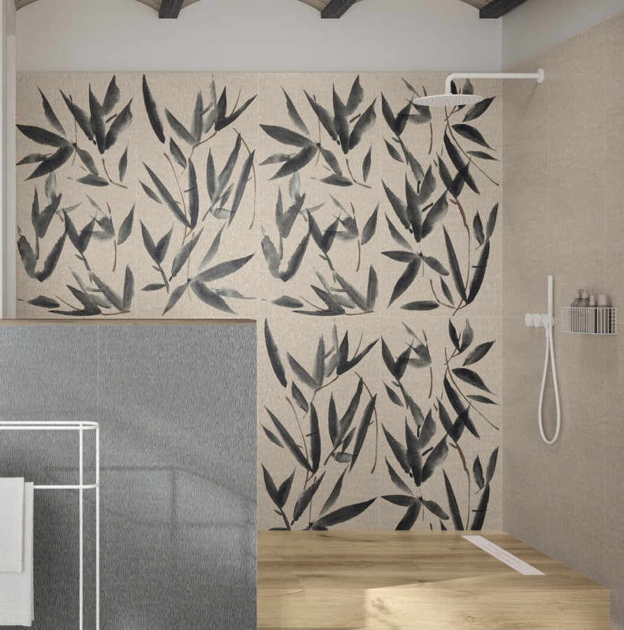 Керамогранит 120x60 Leaves Linen Rect Matt Munui матовая бежевый в полоску 6мм Ape Керамогранит 120x60 Leaves Linen Rect Matt Munui матовая бежевый в полоску 6мм Ape