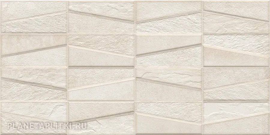 Декор 64x32 9мм Materika Tektonia White матовая Ibero Декор 64x32 9мм Materika Tektonia White матовая Ibero