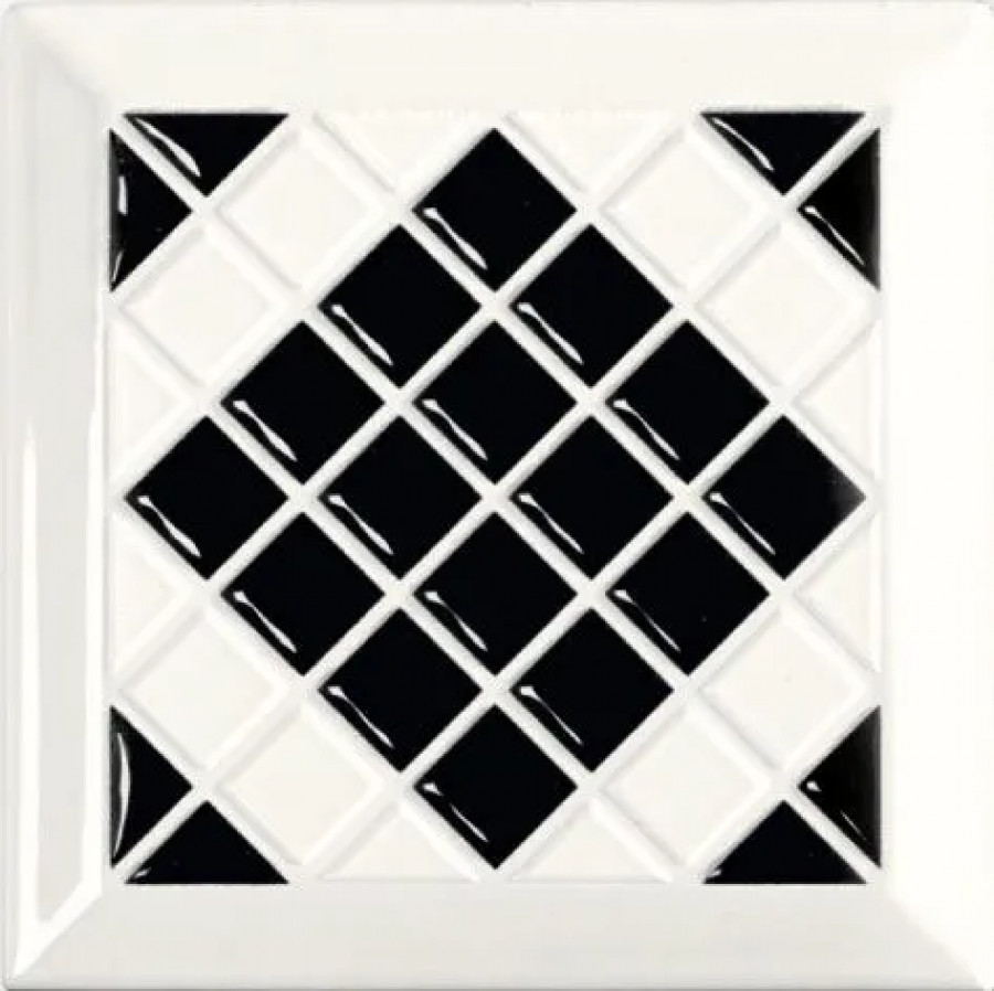 Декор 15x15 Decoro Kyoto Nero глянцевая Tonalite Декор 15x15 Decoro Kyoto Nero глянцевая Tonalite