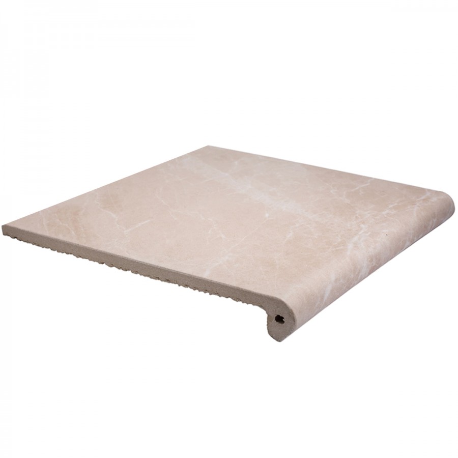 Ступень фронтальная 33x33 14мм Nevada Peldano Limestone нескользящая r12 Exagres Ступень фронтальная 33x33 14мм Nevada Peldano Limestone нескользящая r12 Exagres