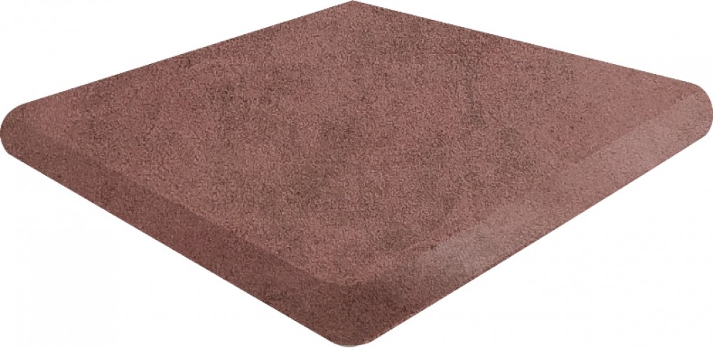 Клинкер Gres de Aragon 33x33 Esquina Redonda Capri Rojo матовая Клинкер Gres de Aragon 33x33 Esquina Redonda Capri Rojo матовая