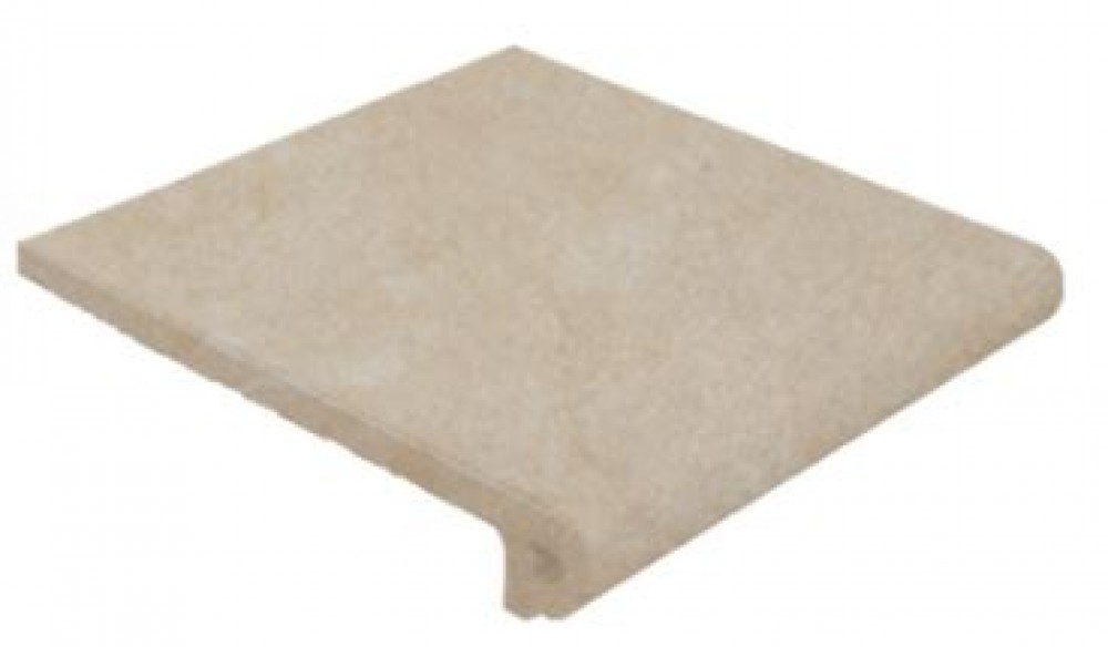 Клинкер Gres de Aragon 33x33 Peldaño Redondo 33 Capri Beige матовая Клинкер Gres de Aragon 33x33 Peldaño Redondo 33 Capri Beige матовая