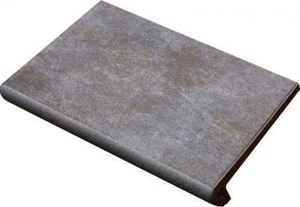 Клинкер Gres de Aragon 50x33 Peldaño Redondo 50 Mytho Acero матовая Клинкер Gres de Aragon 50x33 Peldaño Redondo 50 Mytho Acero матовая