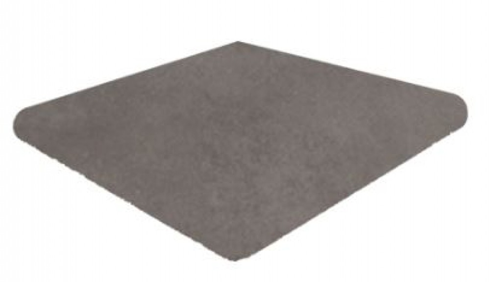 Клинкер Gres de Aragon 33x33 Esquina Redonda Capri Carbón матовая Клинкер Gres de Aragon 33x33 Esquina Redonda Capri Carbón матовая