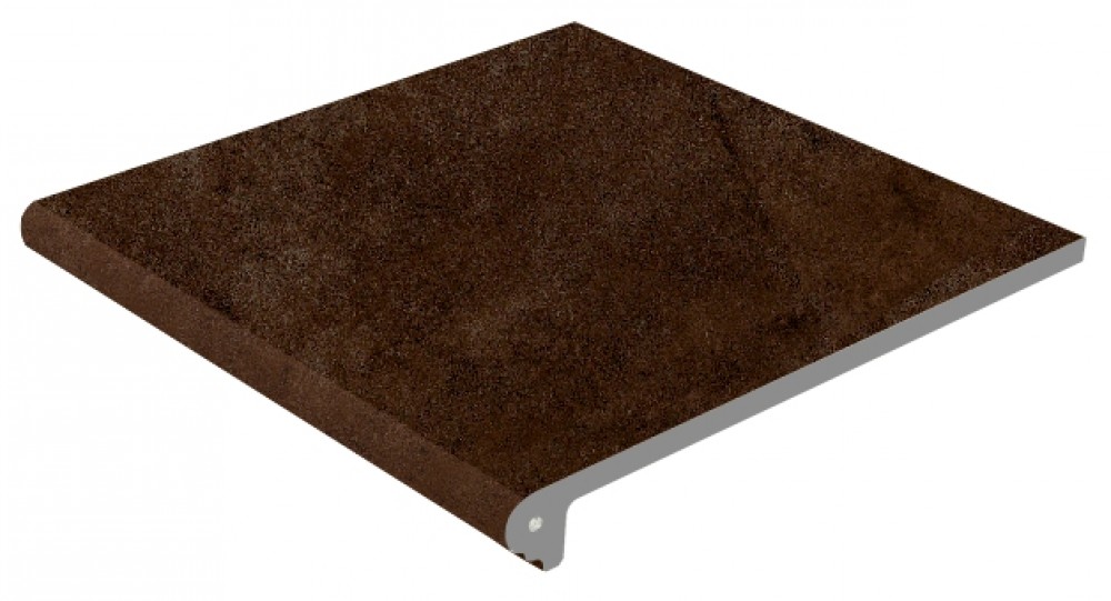 Клинкер Gres de Aragon 33x33 Peldaño Redondo 30 Urban Caoba Antides матовая Клинкер Gres de Aragon 33x33 Peldaño Redondo 30 Urban Caoba Antides матовая